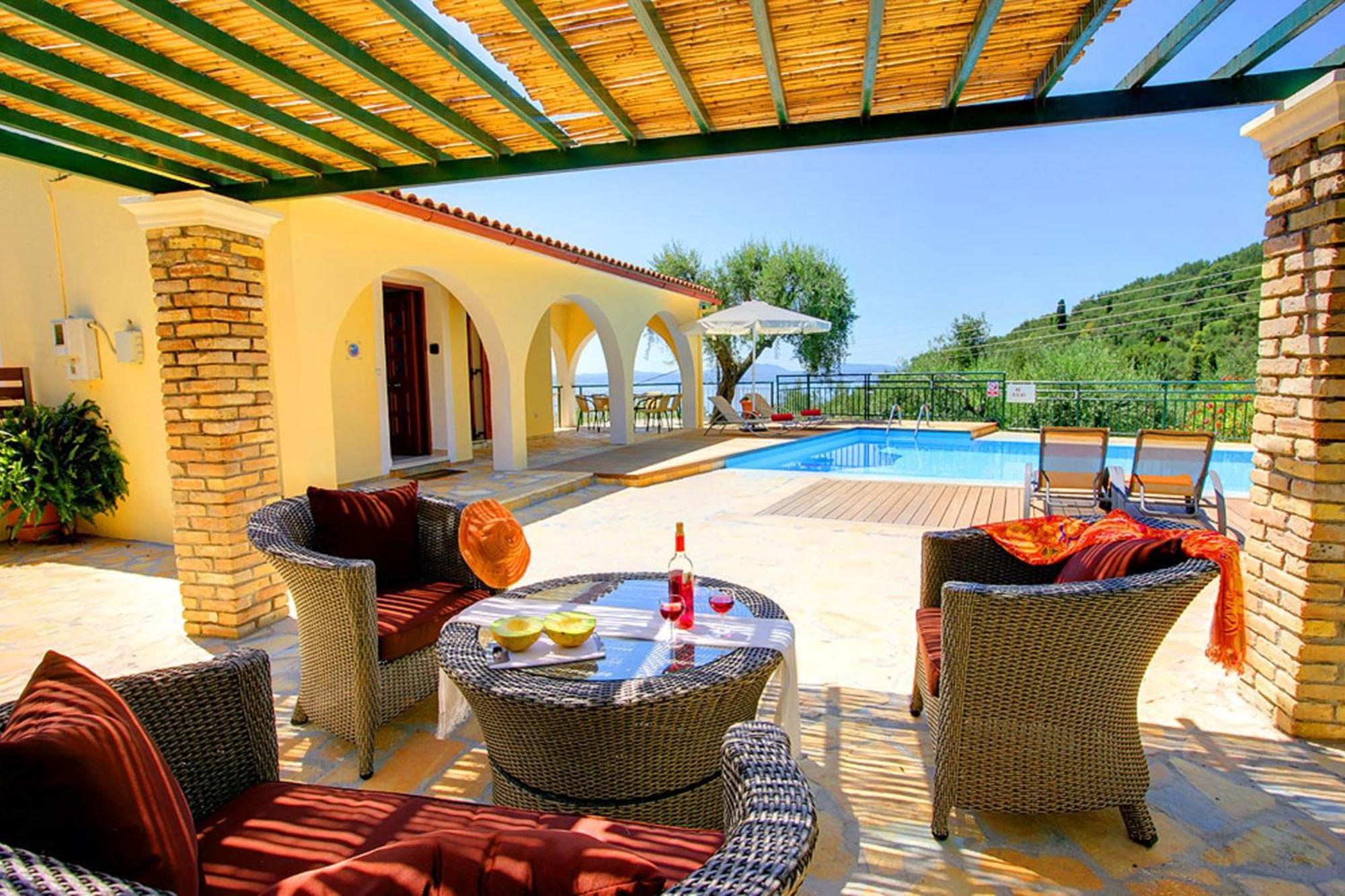 Villa Nitsa Signature Villa In Exquisite Northeastern Corfu Greece ニサキオン エクステリア 写真