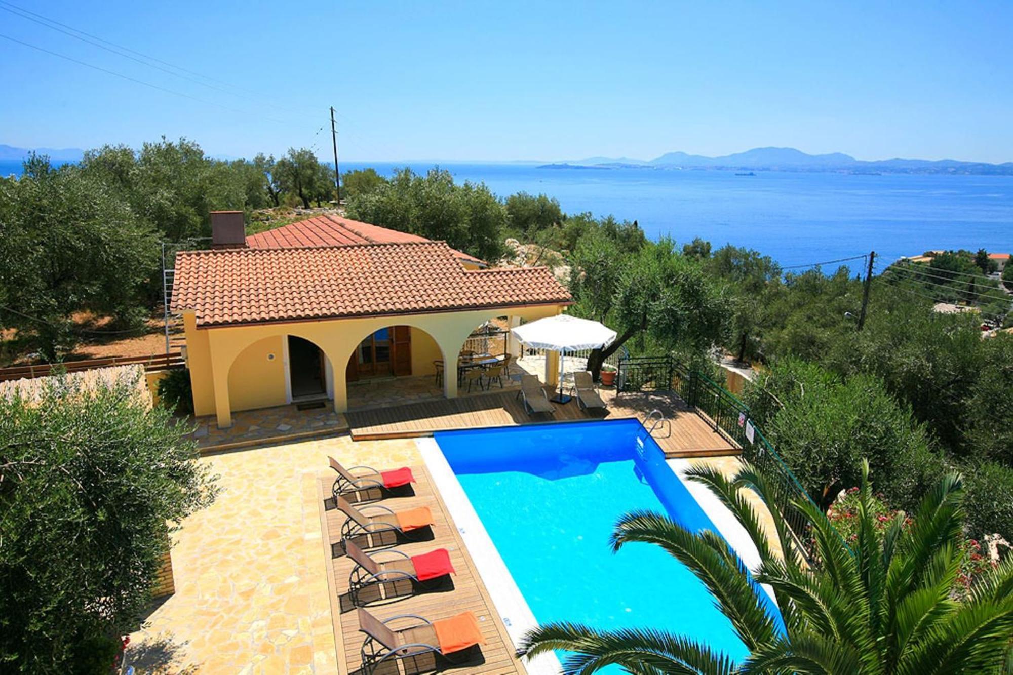 Villa Nitsa Signature Villa In Exquisite Northeastern Corfu Greece ニサキオン エクステリア 写真